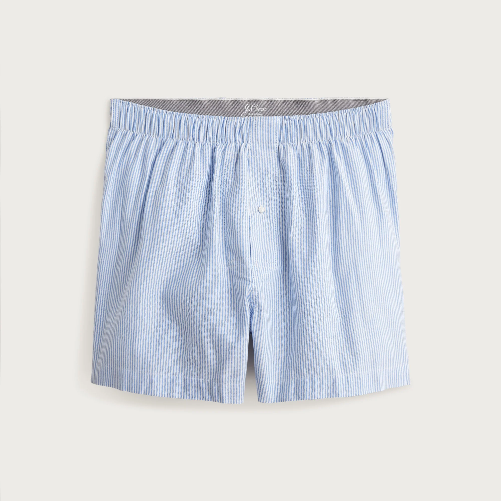 Boxer short in Broken-in organic cotton oxford - 1
