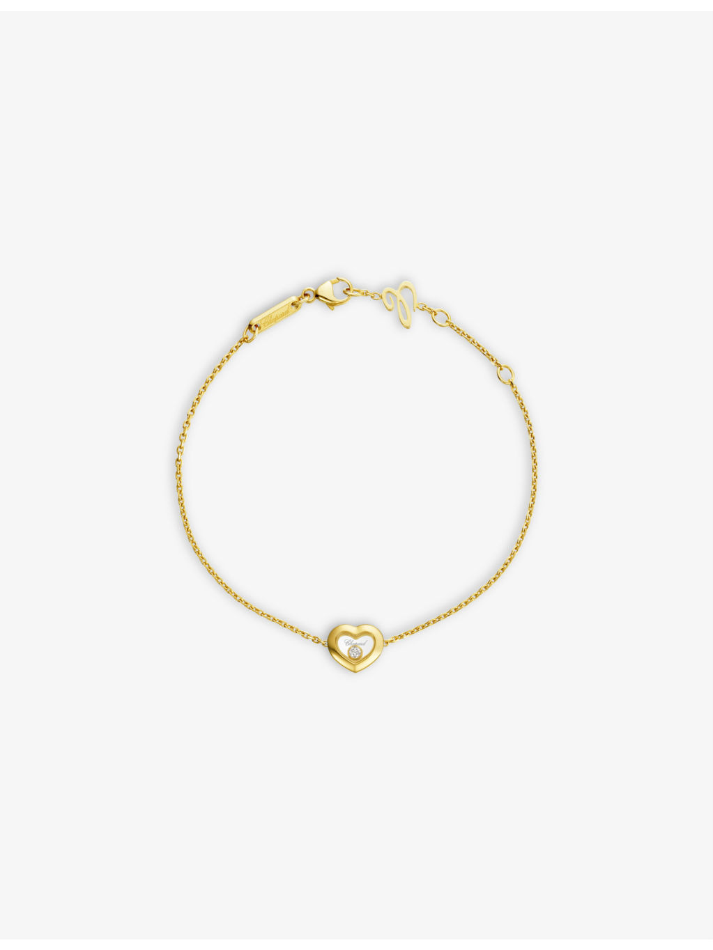 Happy Diamonds Icons 18ct yellow-gold and 0.05ct diamond bracelet - 1