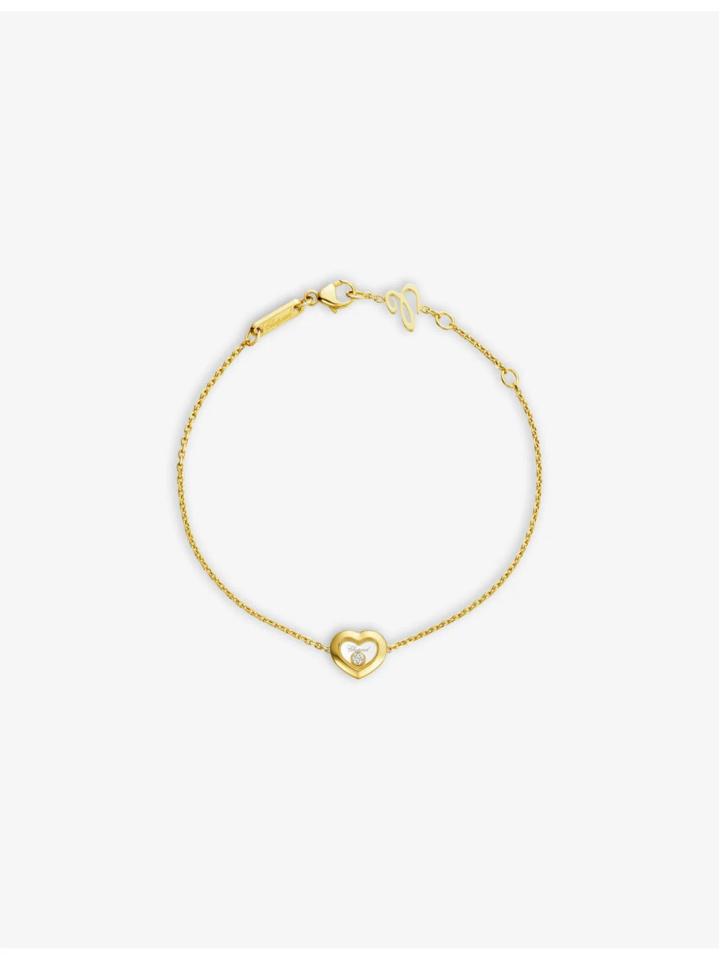 Happy Diamonds Icons 18ct yellow-gold and 0.05ct diamond bracelet - 1