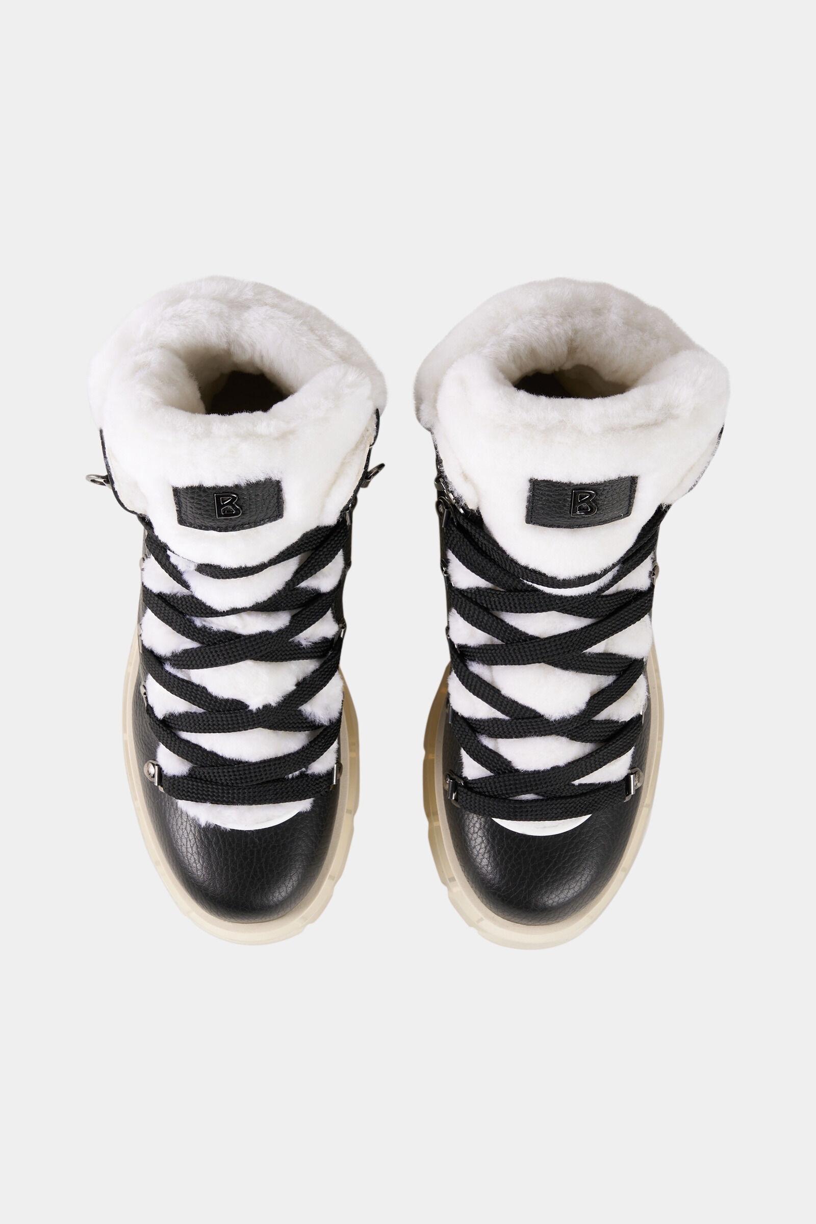 Swansea Mid boots in Black/White - 6