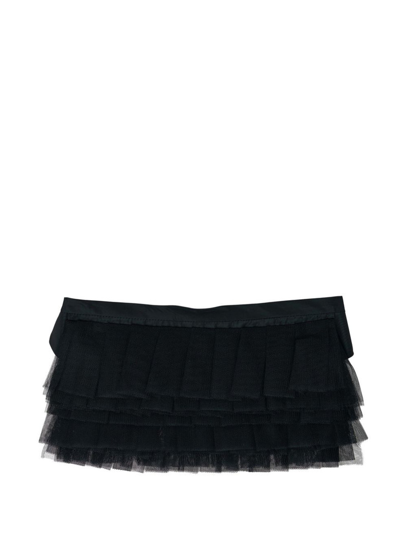 VAQUERA tulle tiered belt outlook