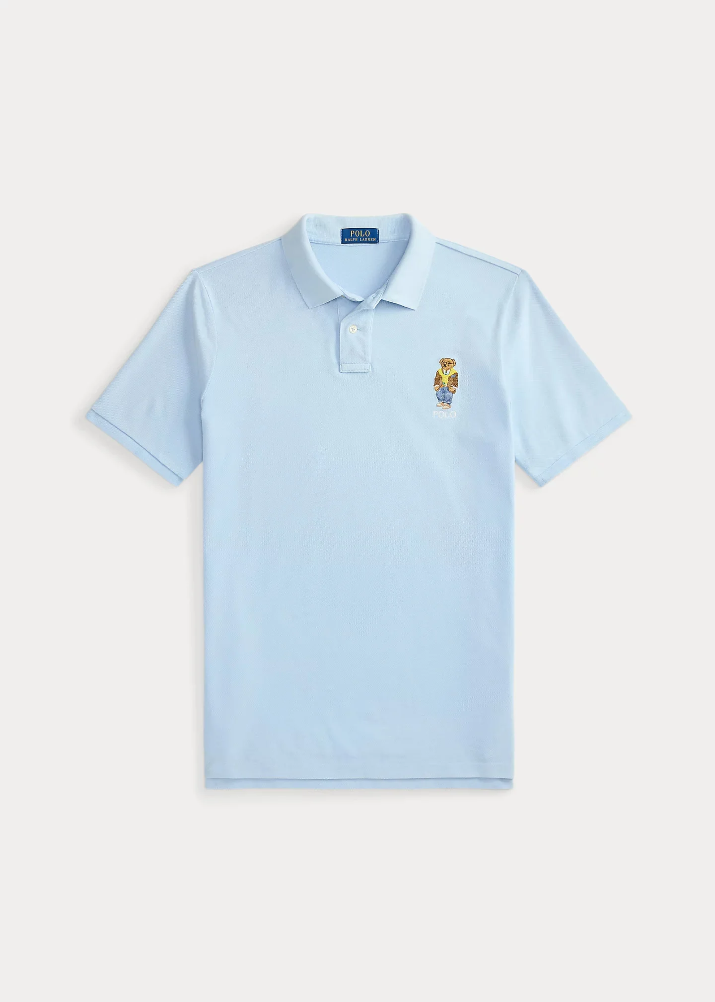Classic Fit Polo Bear Mesh Polo Shirt - 1