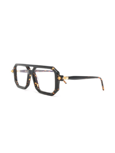 Kuboraum tortoiseshell-frame glasses outlook