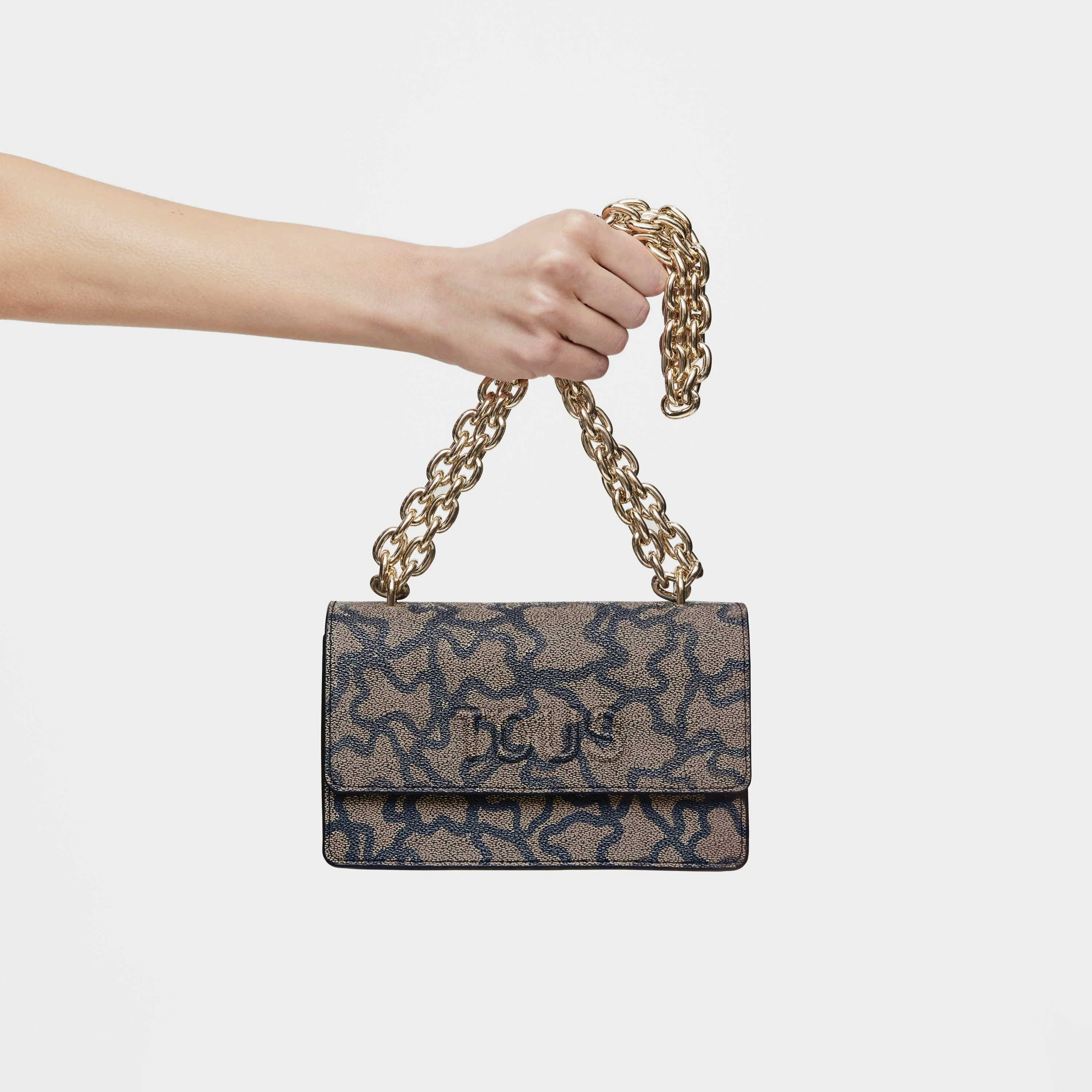 Kaos Icon small black Crossbody bag with flap - 1