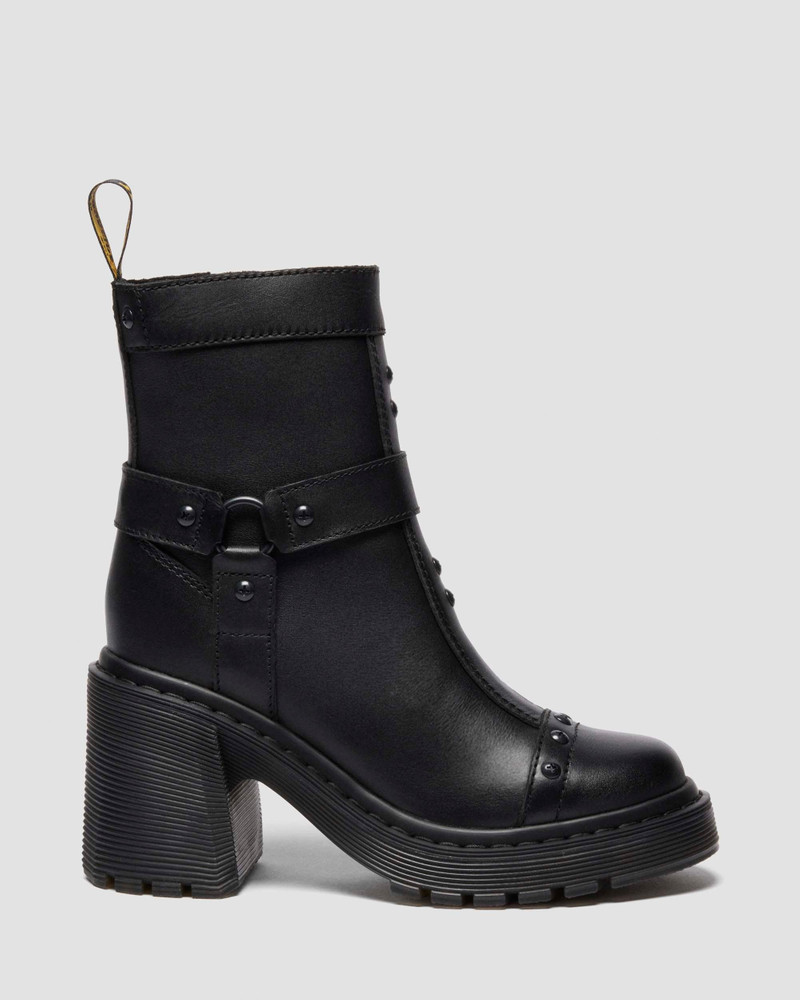 SPENCE HARNESS SENDAL LEATHER HEELED CHELSEA BOOTS 1