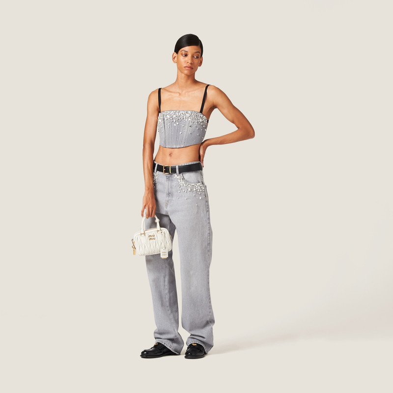 Miu Miu Denim pants outlook