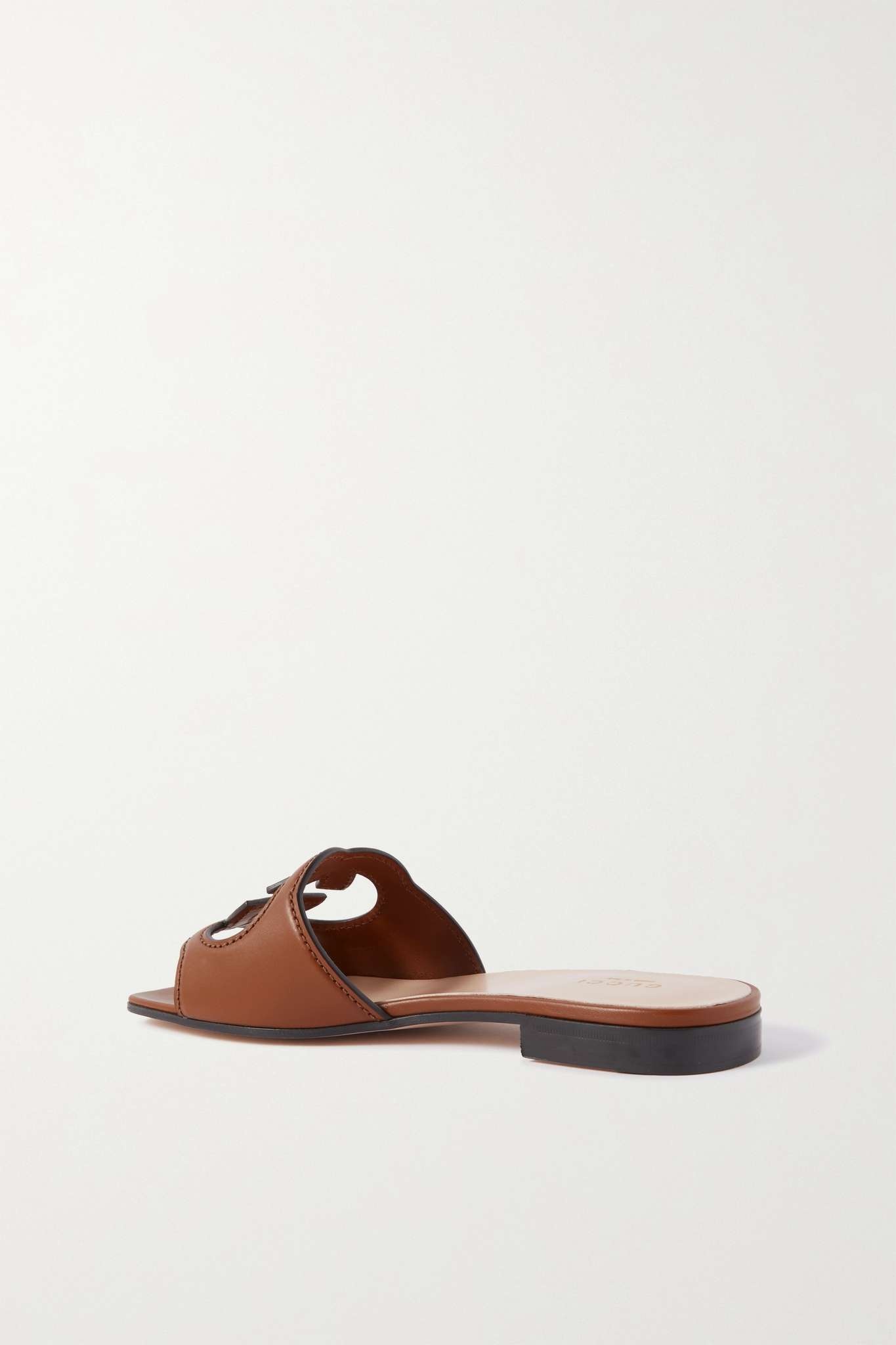 Cutout leather slides - 3