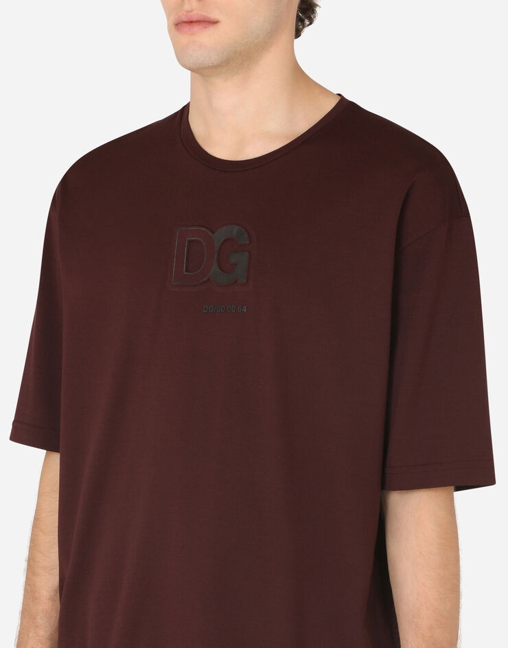 Cotton t-shirt with 3d DG logo - 4