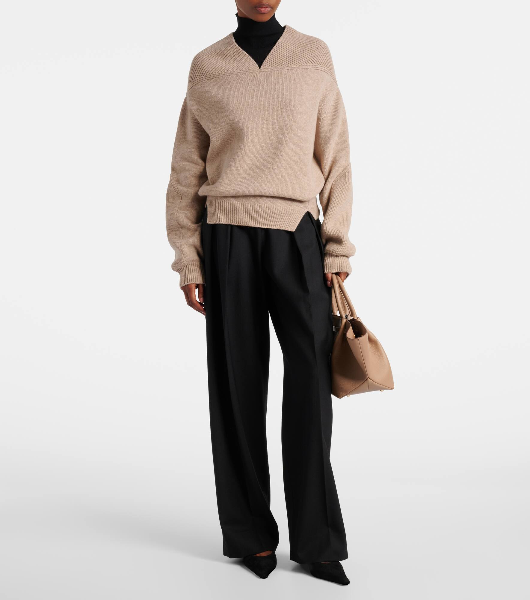 High-rise wide-leg pants - 2