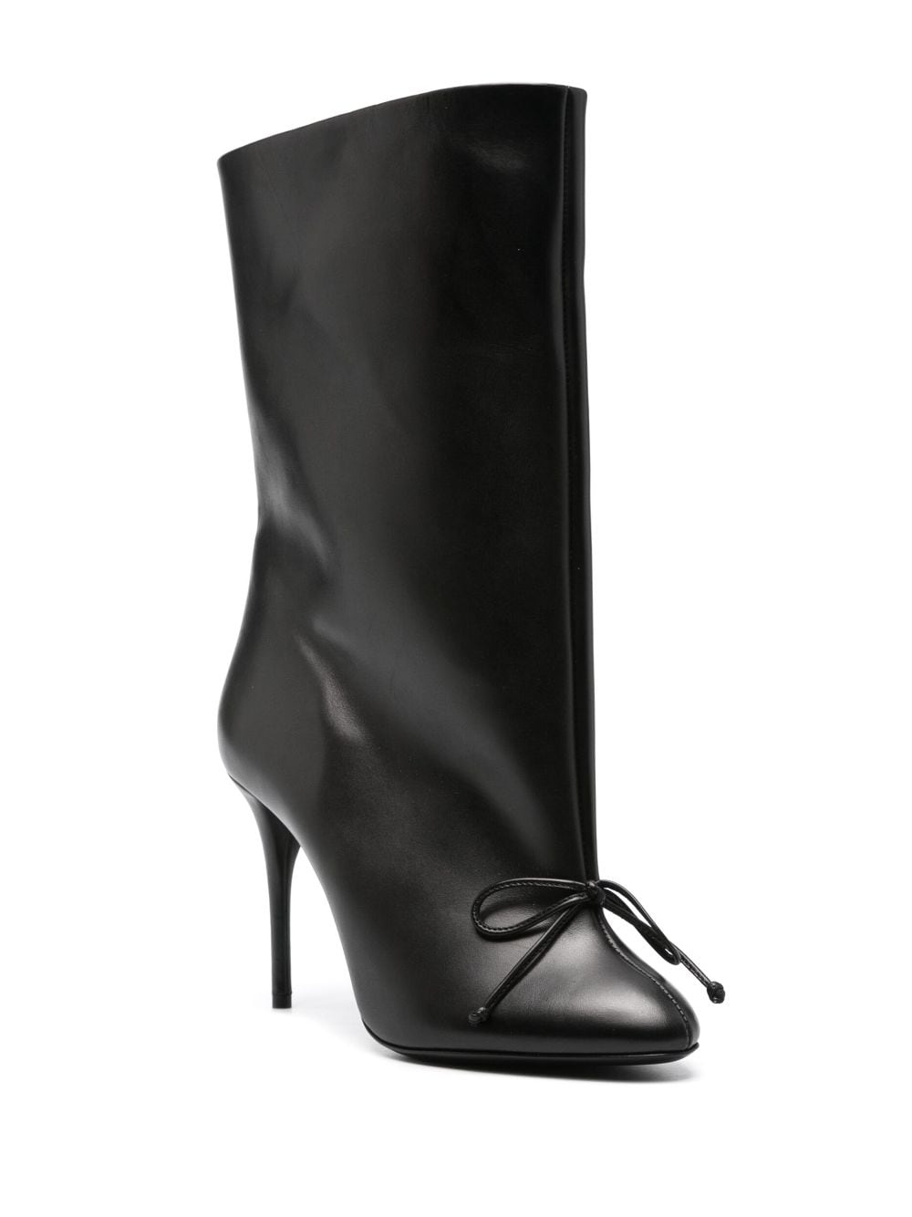 100mm bow-detailed boots - 2