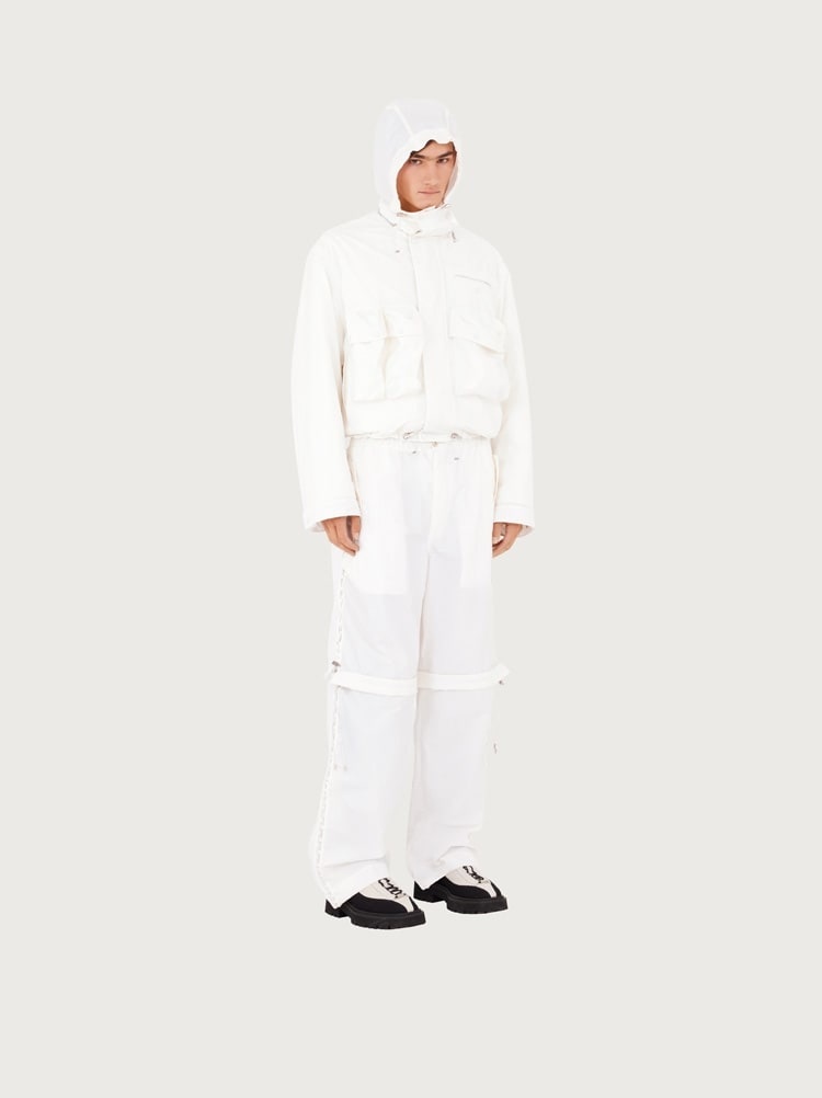 ELASTICATED WAIST CARGO PANTS - 6