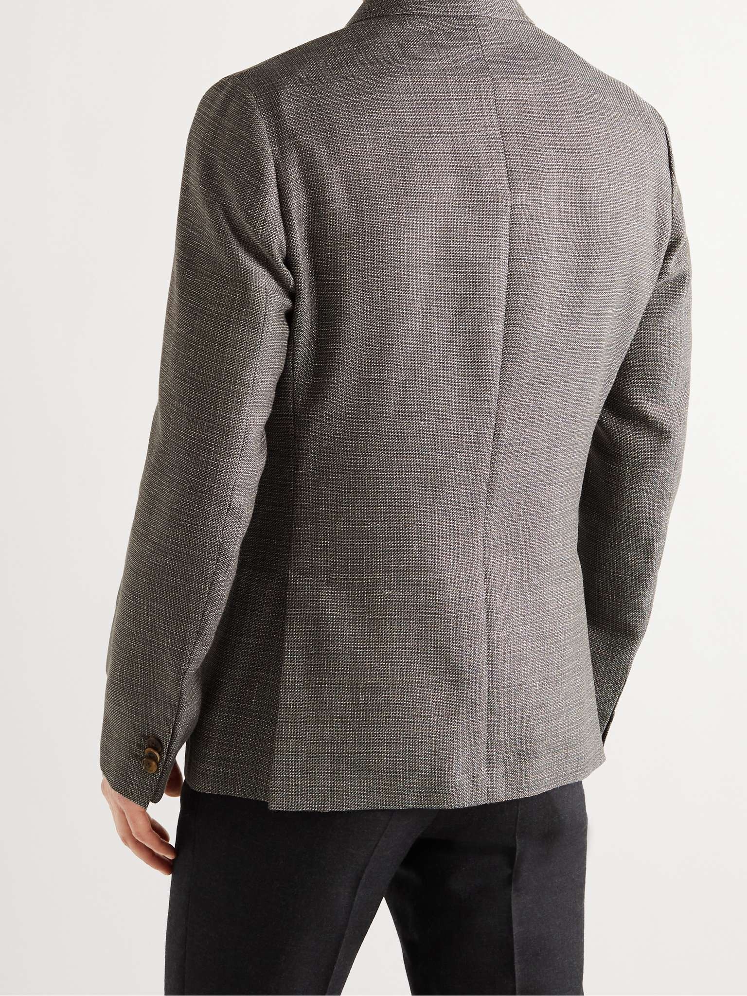 Wool and Linen-Blend Blazer - 4