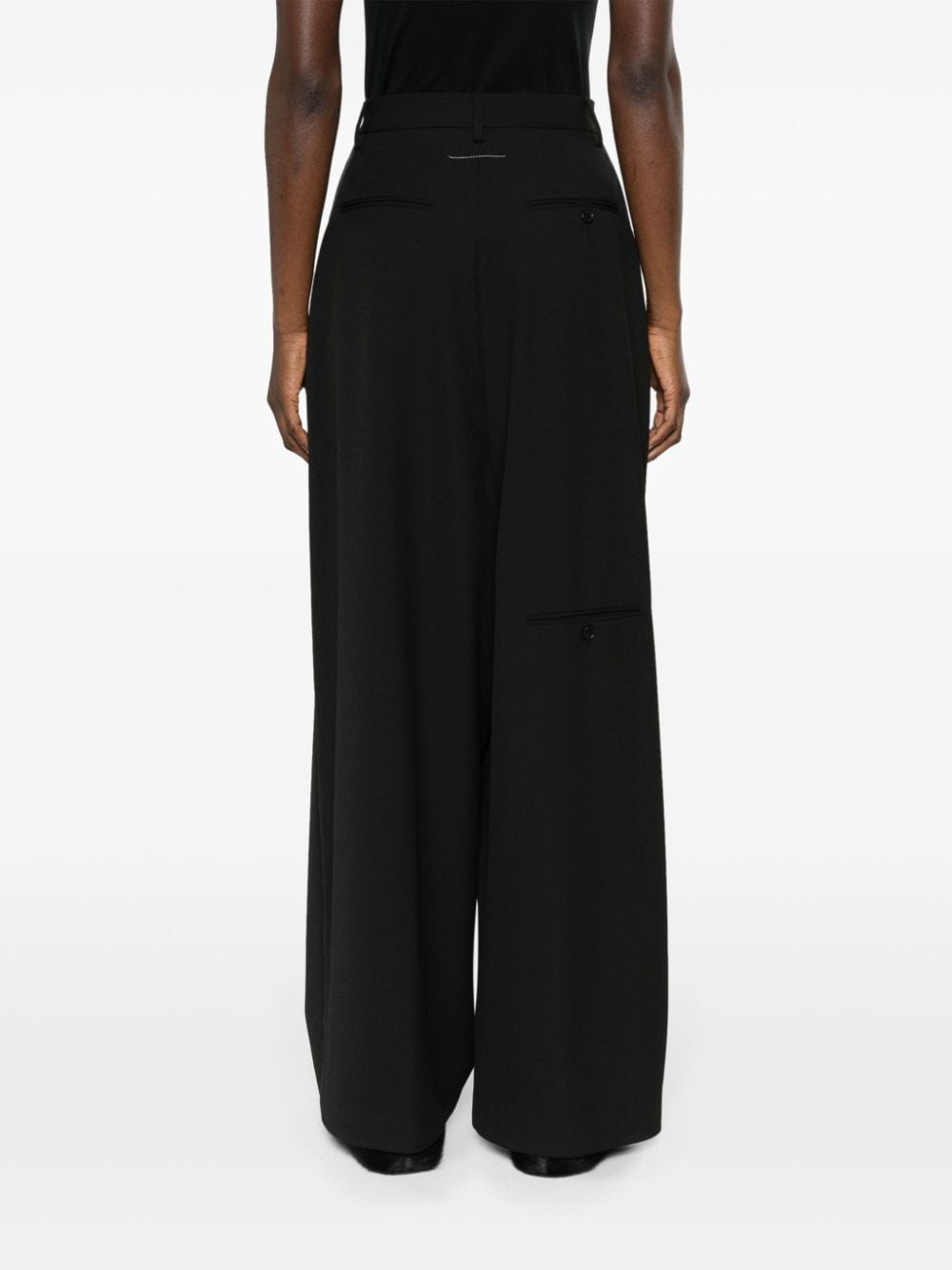 high-waist tailored trousers - 4