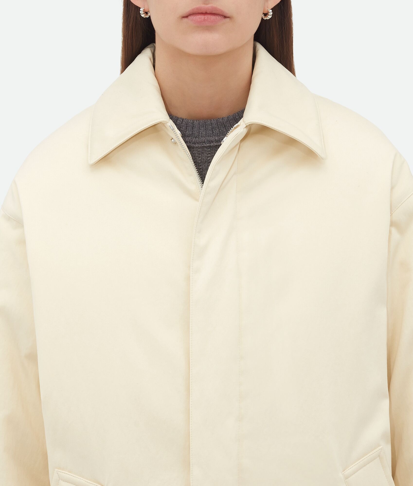 Cotton Twill Puffer Jacket - 5