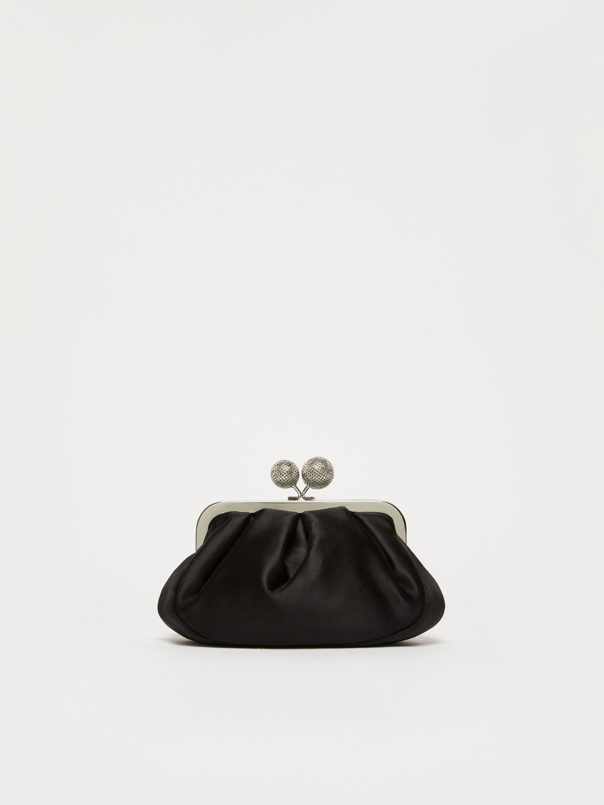 EMMY Small satin Pasticcino Bag with rhinestones - 3
