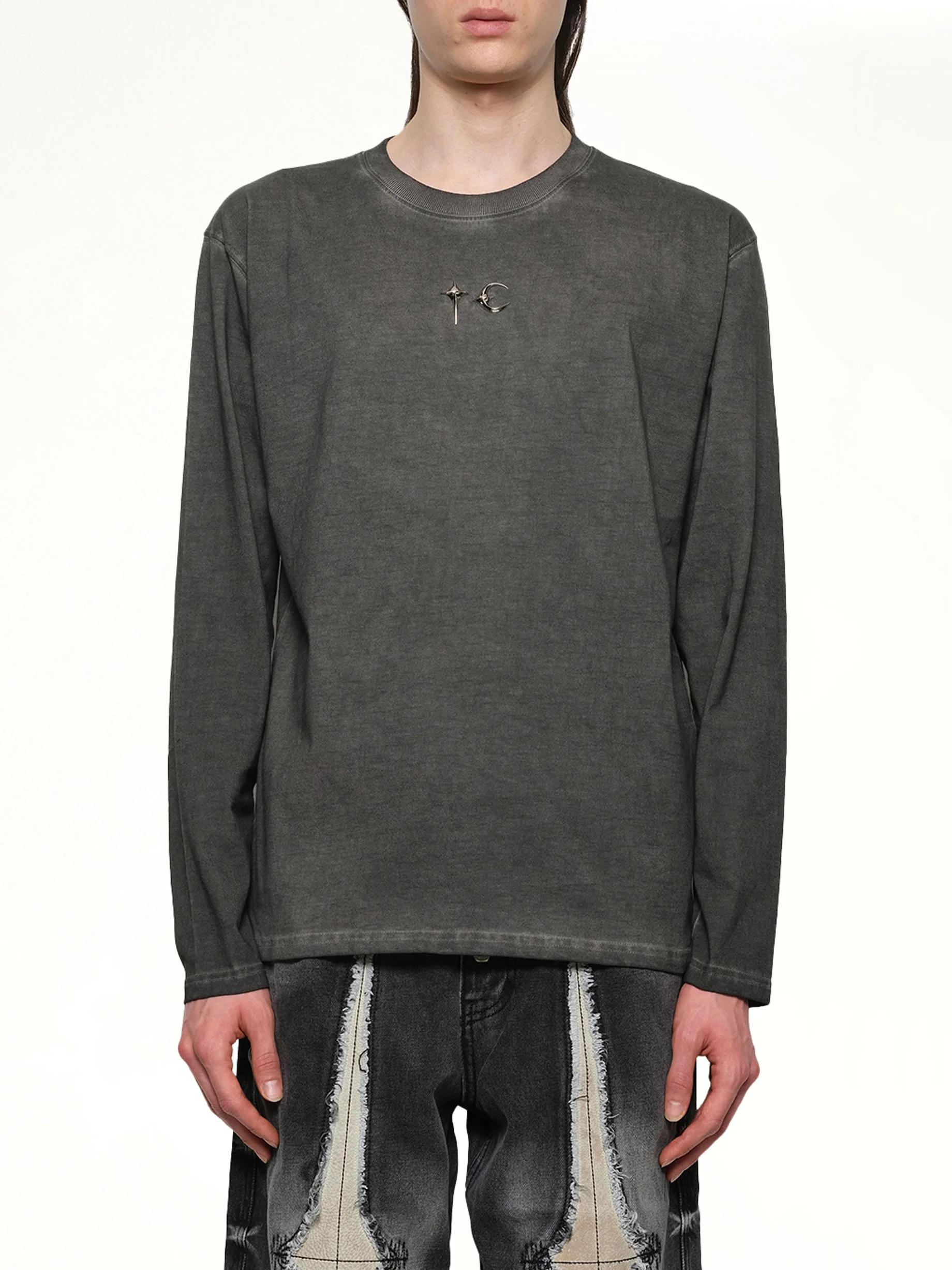 TC Basic Long-Sleeve in Charcoal - 1