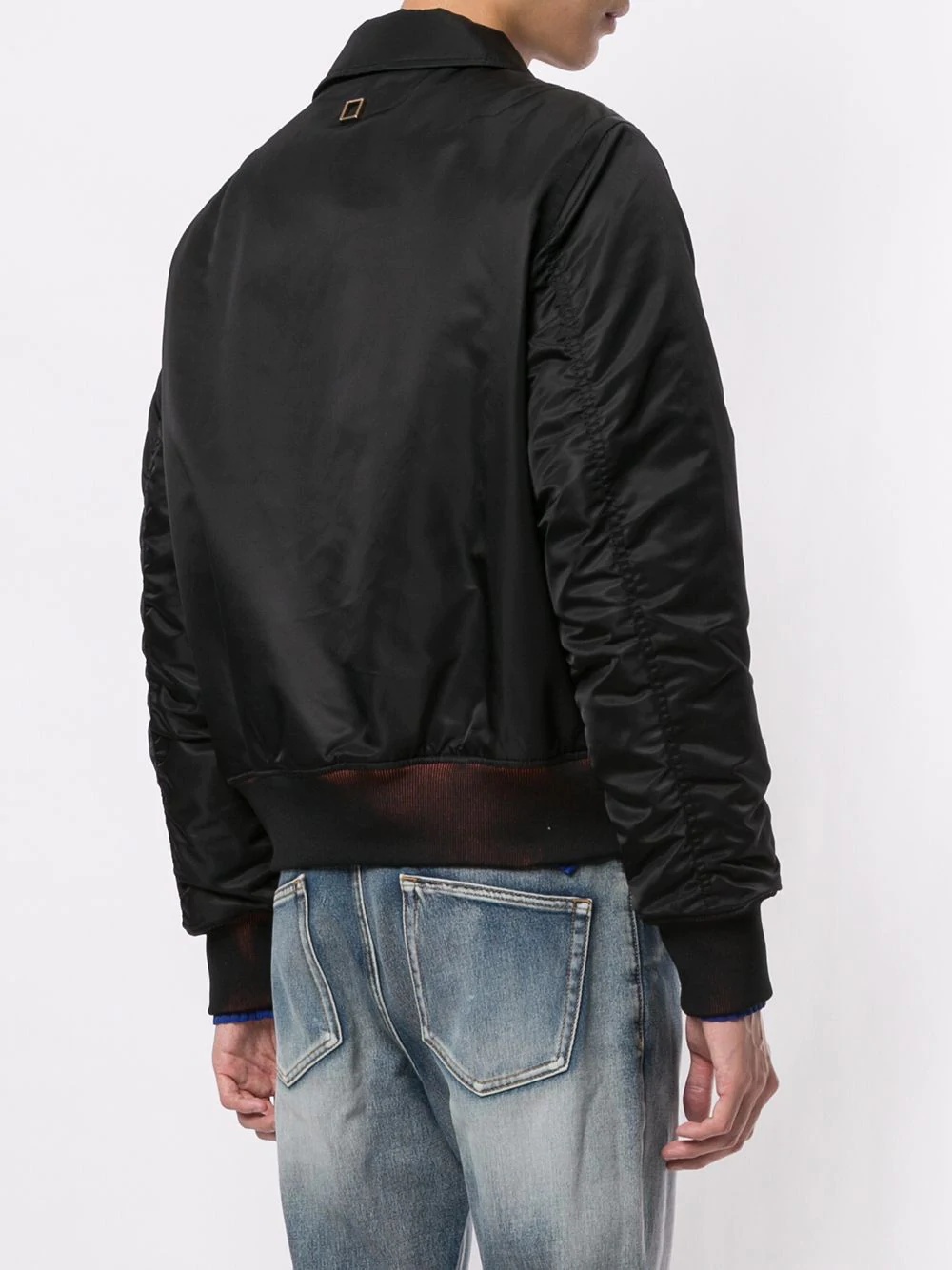 point collar technical bomber jacket - 4