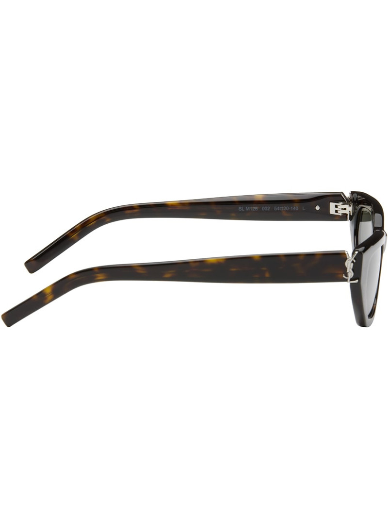 SAINT LAURENT Brown SL M162 Sunglasses outlook