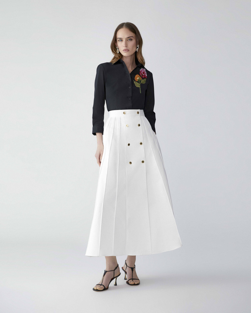 CAROLINA HERRERA Floral-Embroidered Icon Shirt outlook