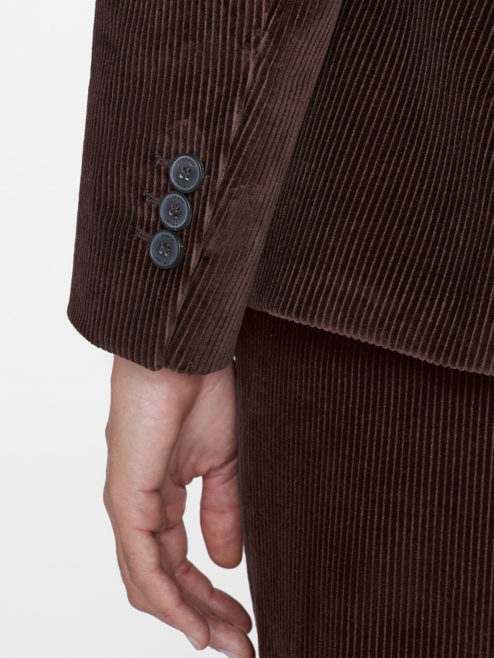 The Corduroy Femme Blazer in Espresso - 5