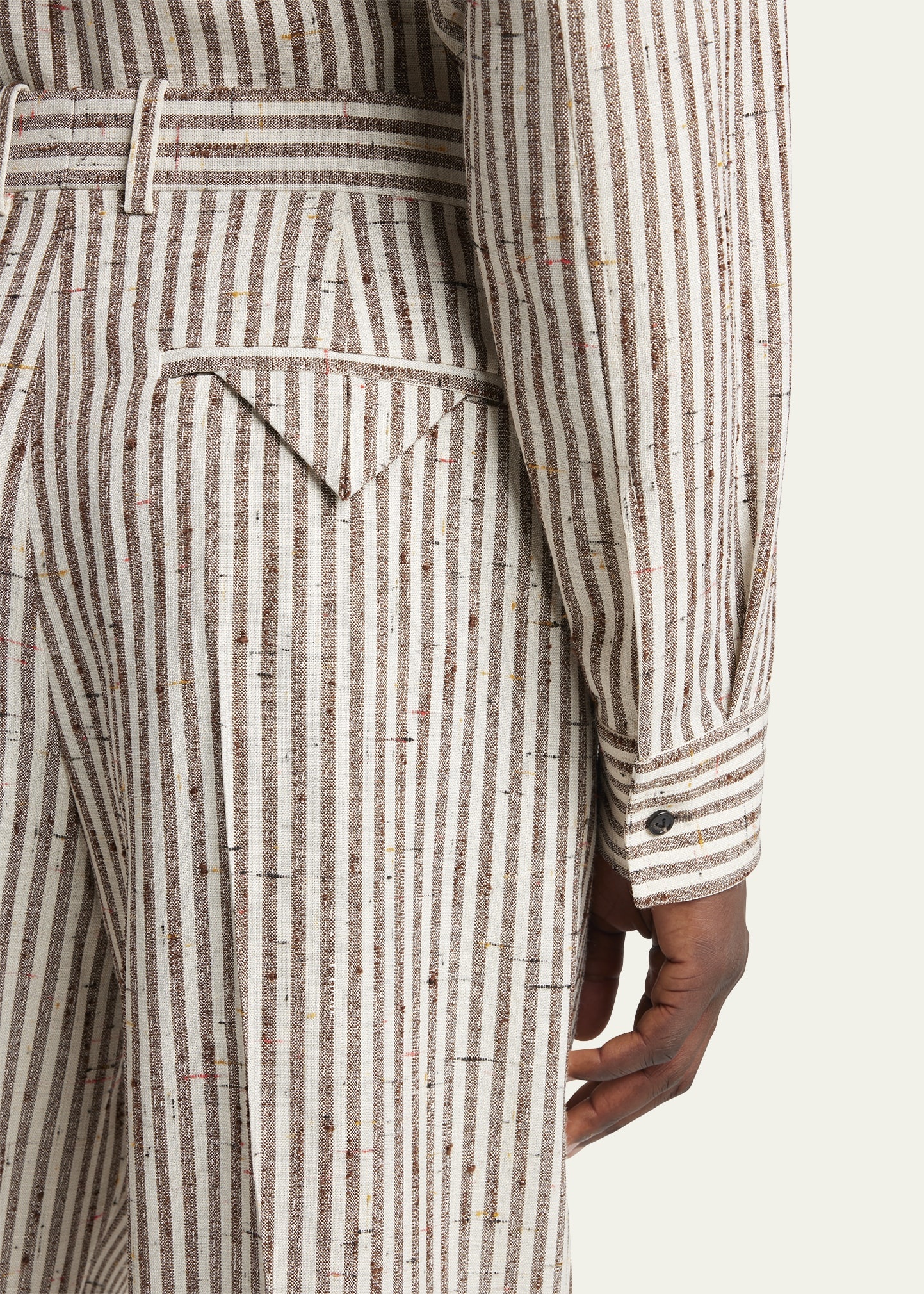 【関税&送料込】Bottega Veneta Striped Wool Trousers Bottega Veneta | Striped Wool Trousers | Straight Trousers