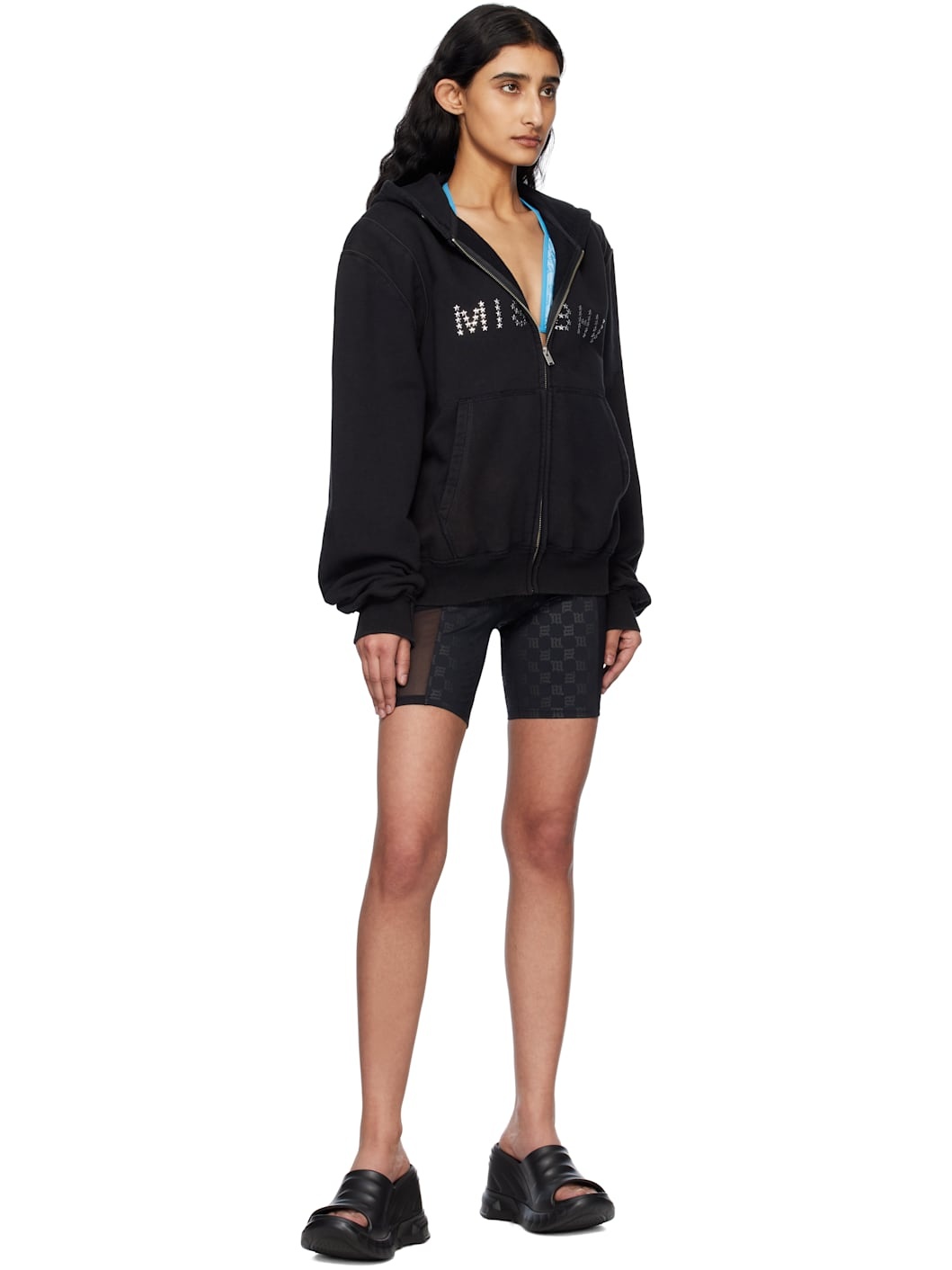 Black Shape Up Shorts - 4