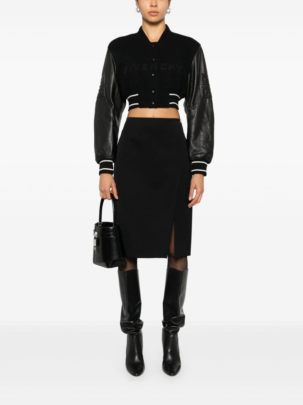 logo-button wrap skirt - 2