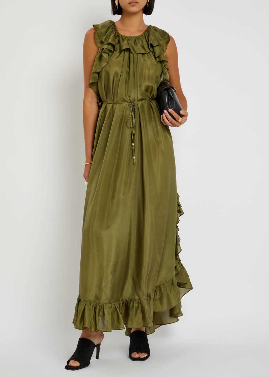 Zimmermann Cascadian Ruffled Silk Maxi Dress - 3