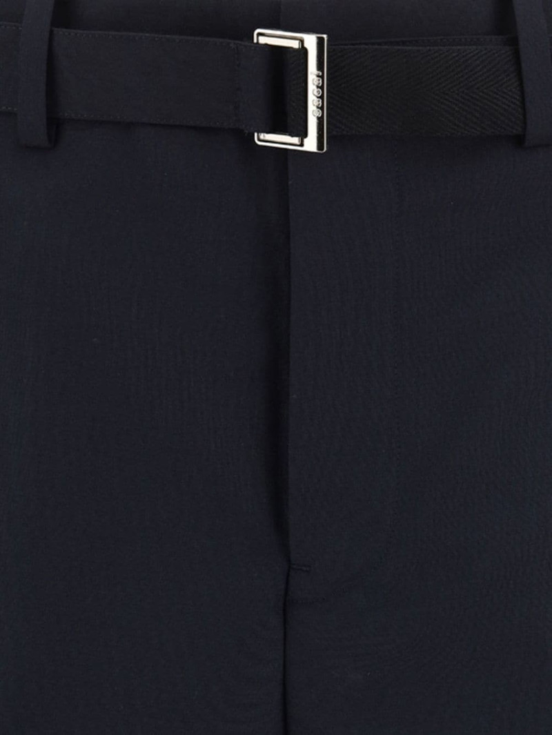sacai Melton tailored trousers outlook