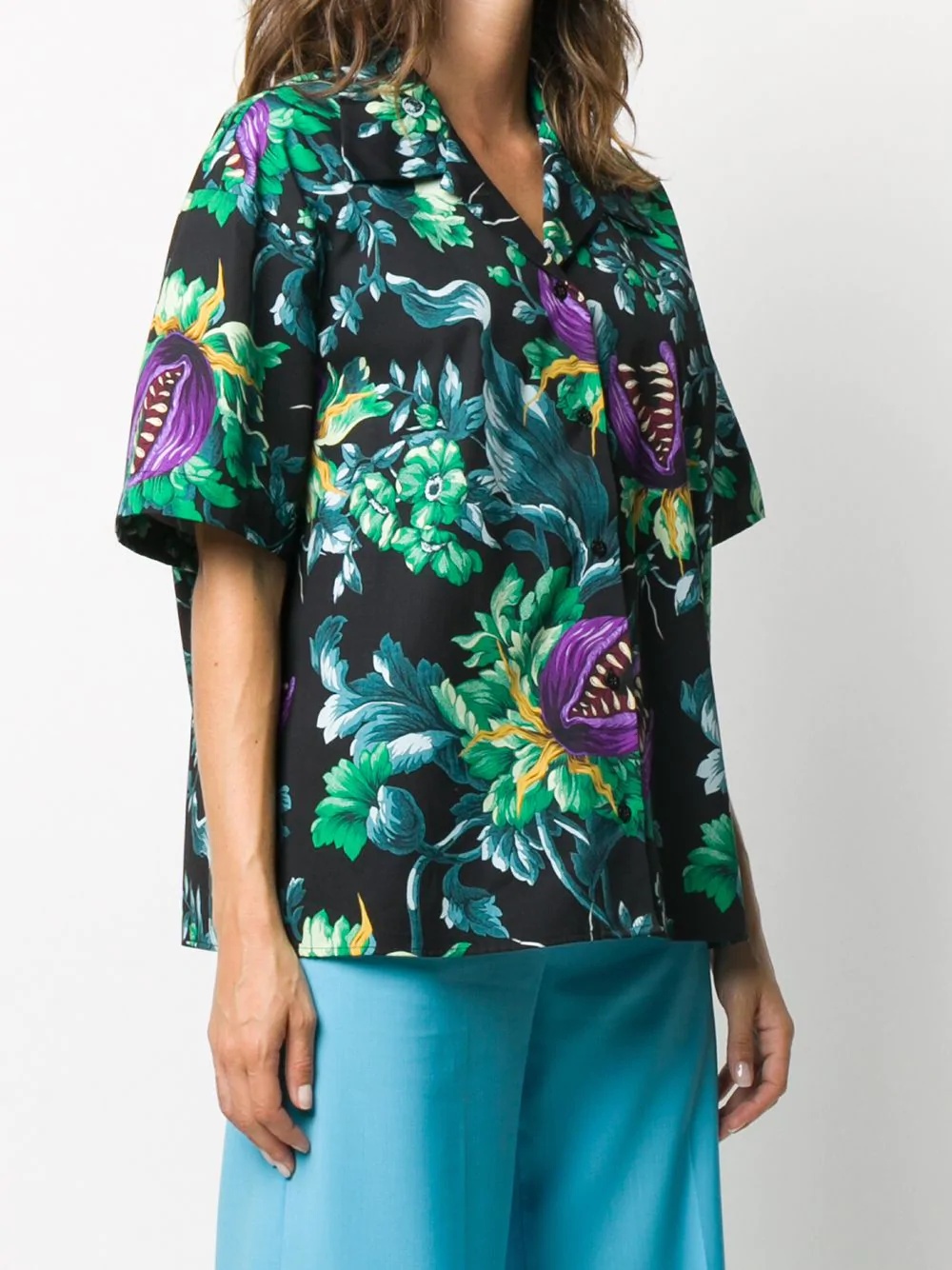 Venus Fly Trap print shirt - 3