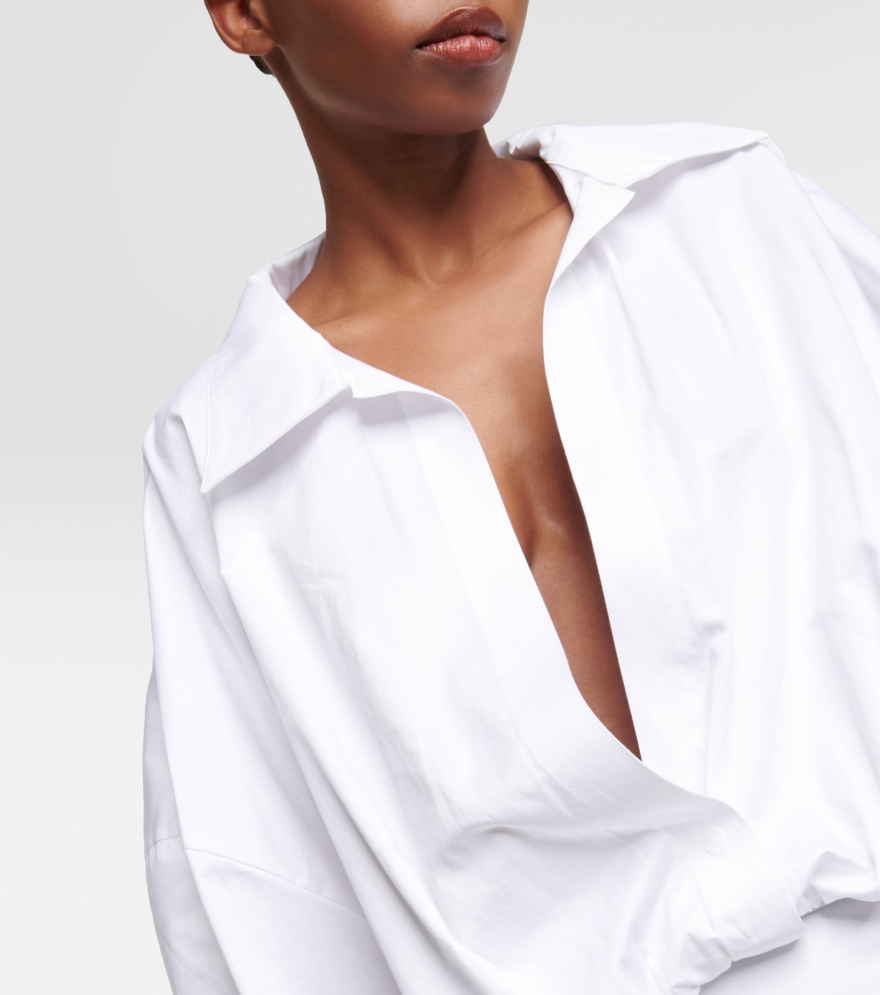 Oversized cotton bodysuit - 5