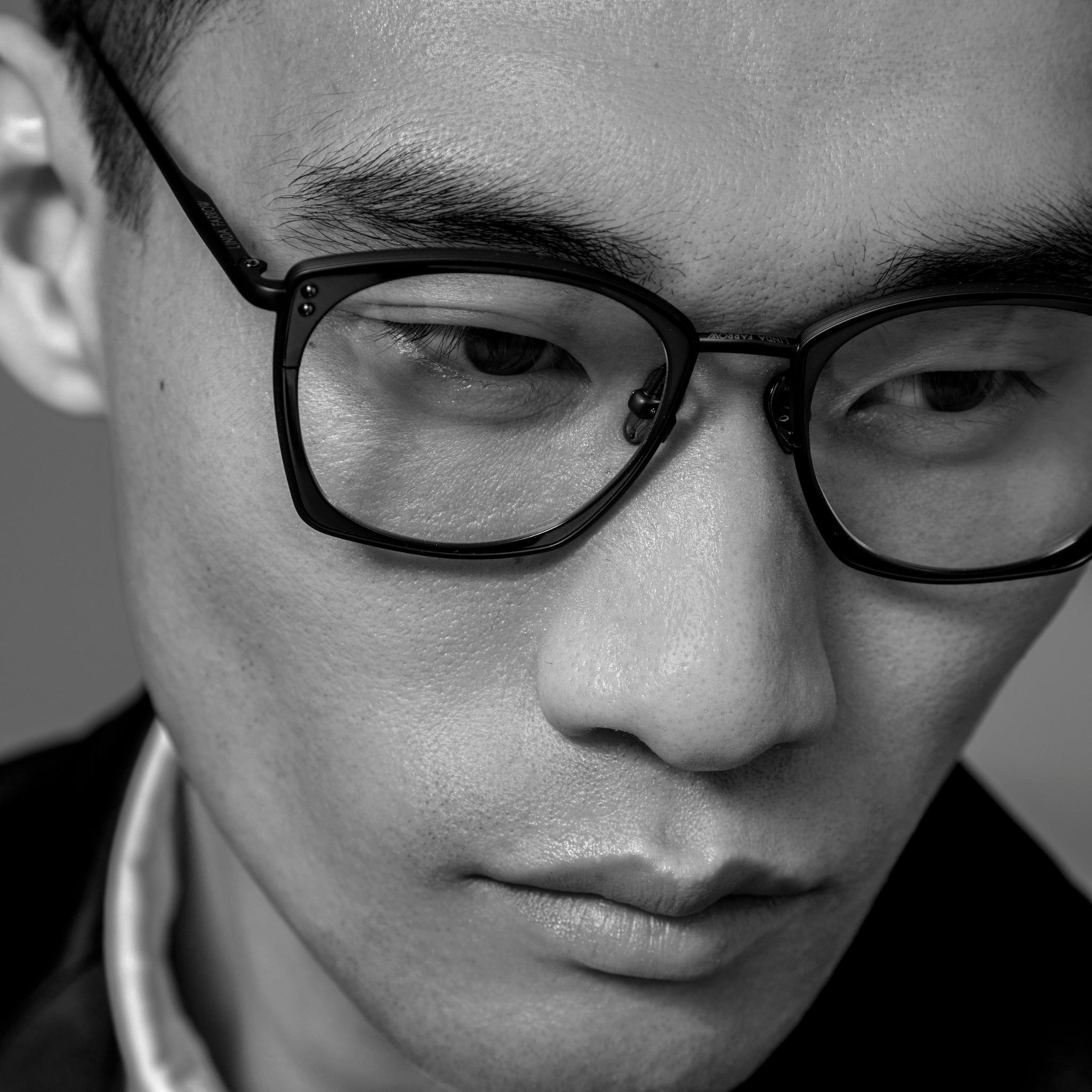 MILO SQUARE OPTICAL FRAME IN MATT NICKEL - 2