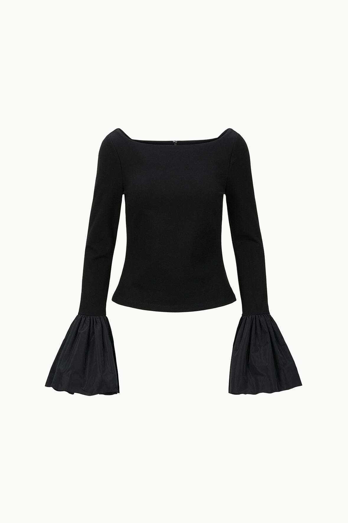 STAUD PAIGE TOP BLACK - 1