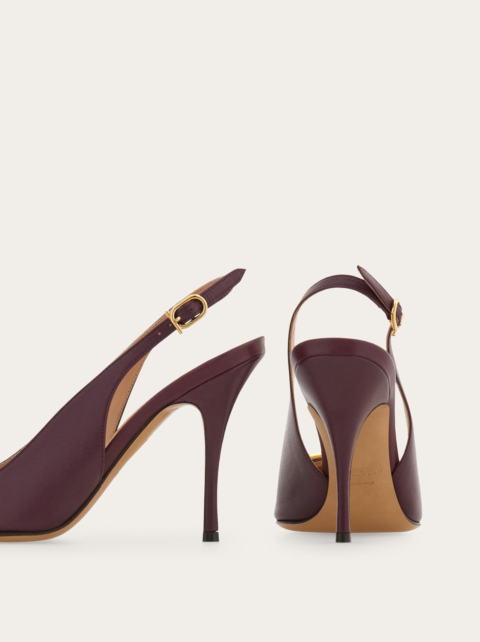 Maxi Gancini slingback pump - 7