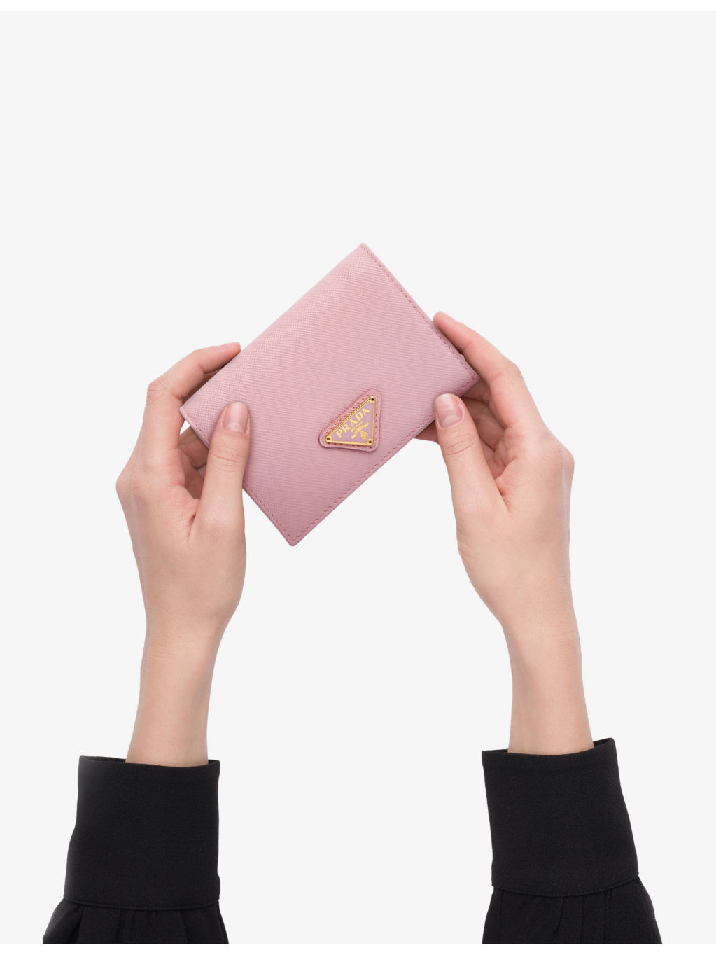 Logo-plaque small leather wallet - 2