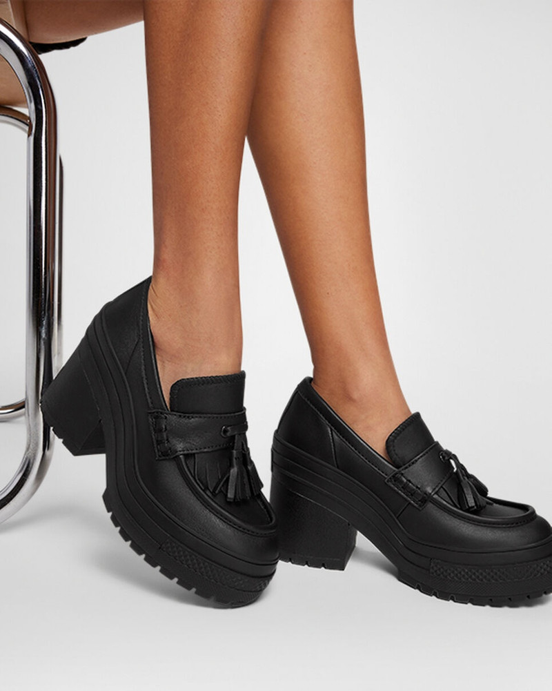 Chuck 70 De Luxe Heel Loafer Platform Leather 10