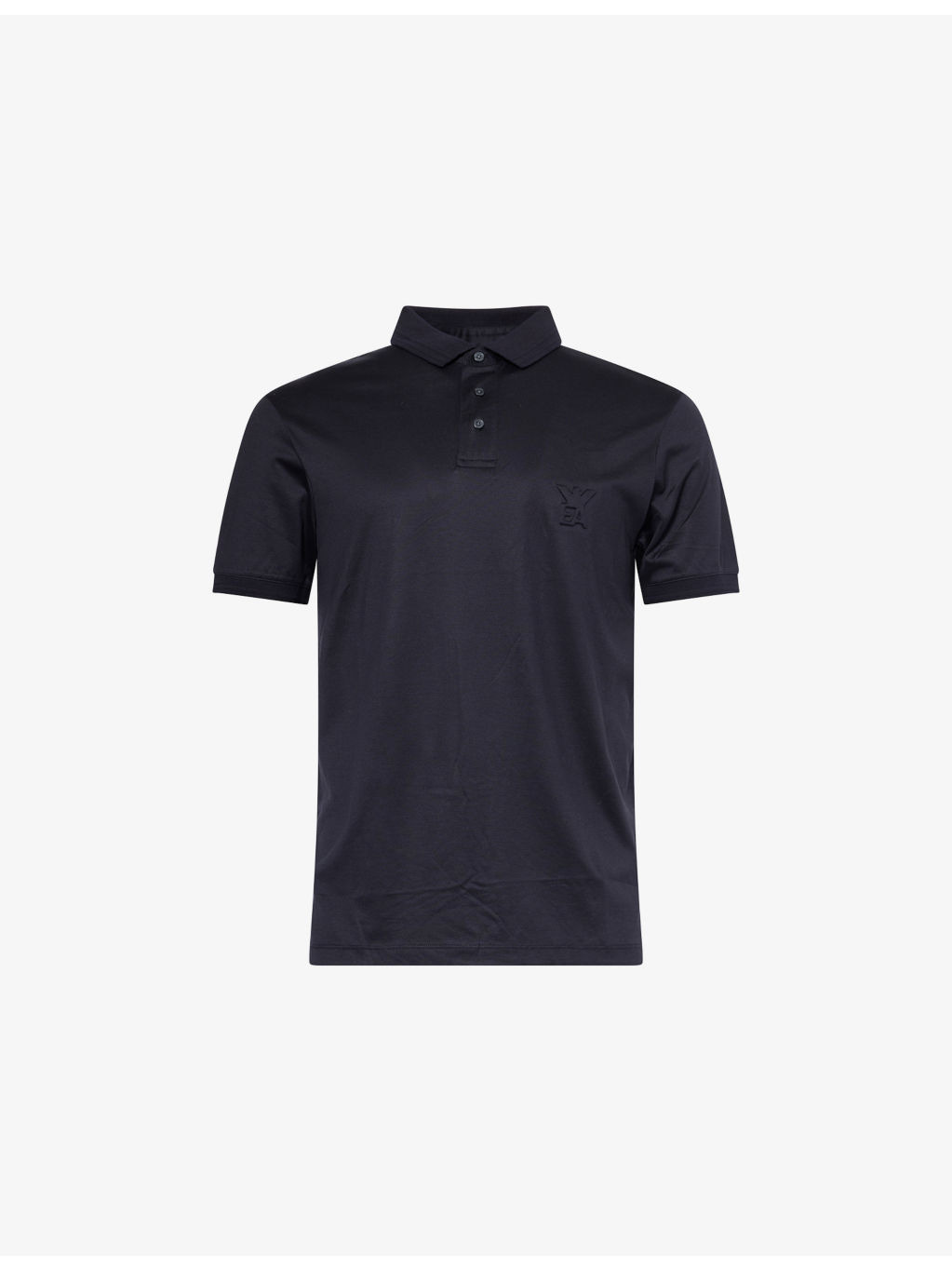 Logo-Embellished Short-Sleeve Woven Polo Shirt - 1