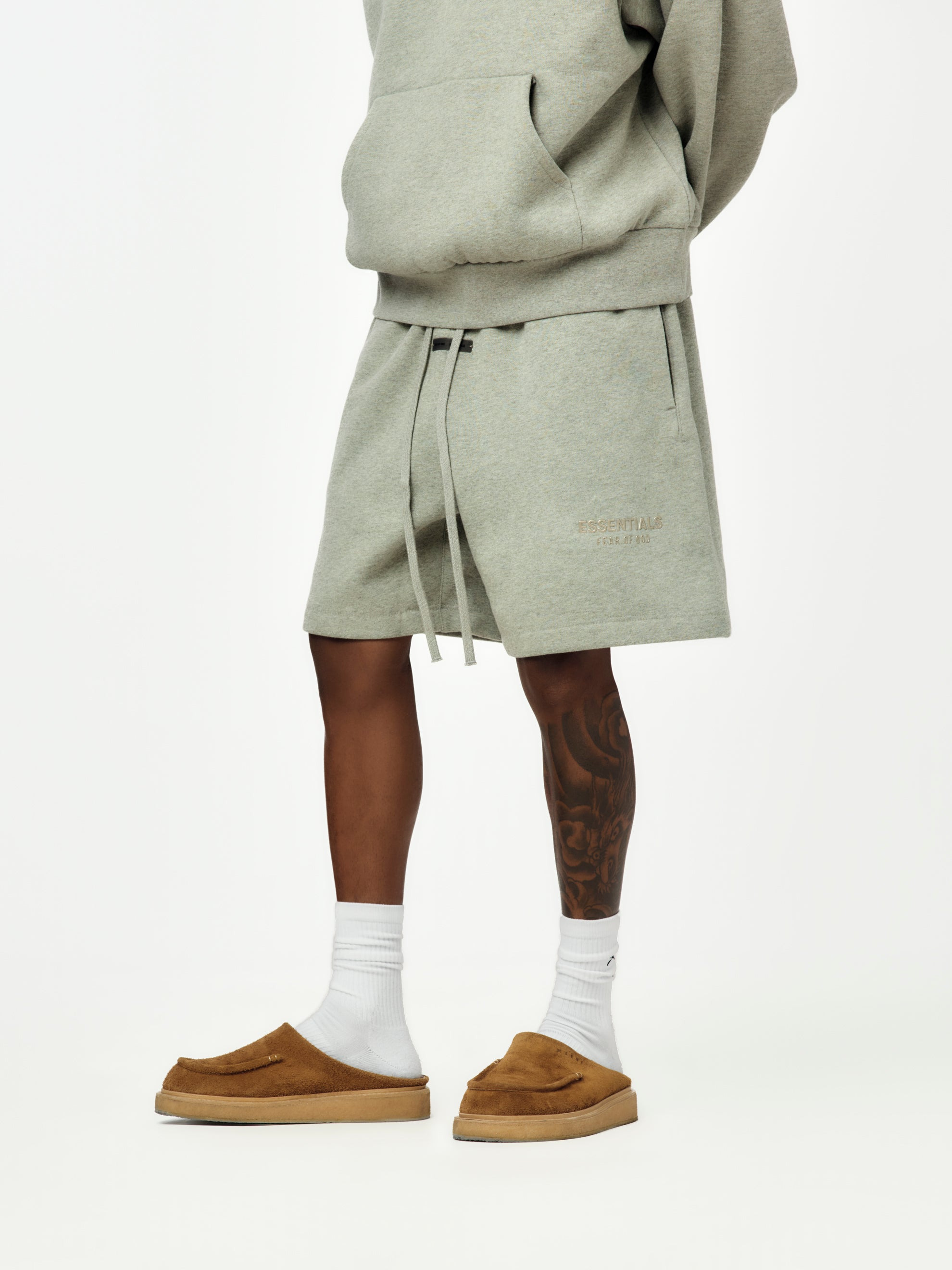 CLASSIC FLEECE SWEATSHORT (CONCRETE) - 2