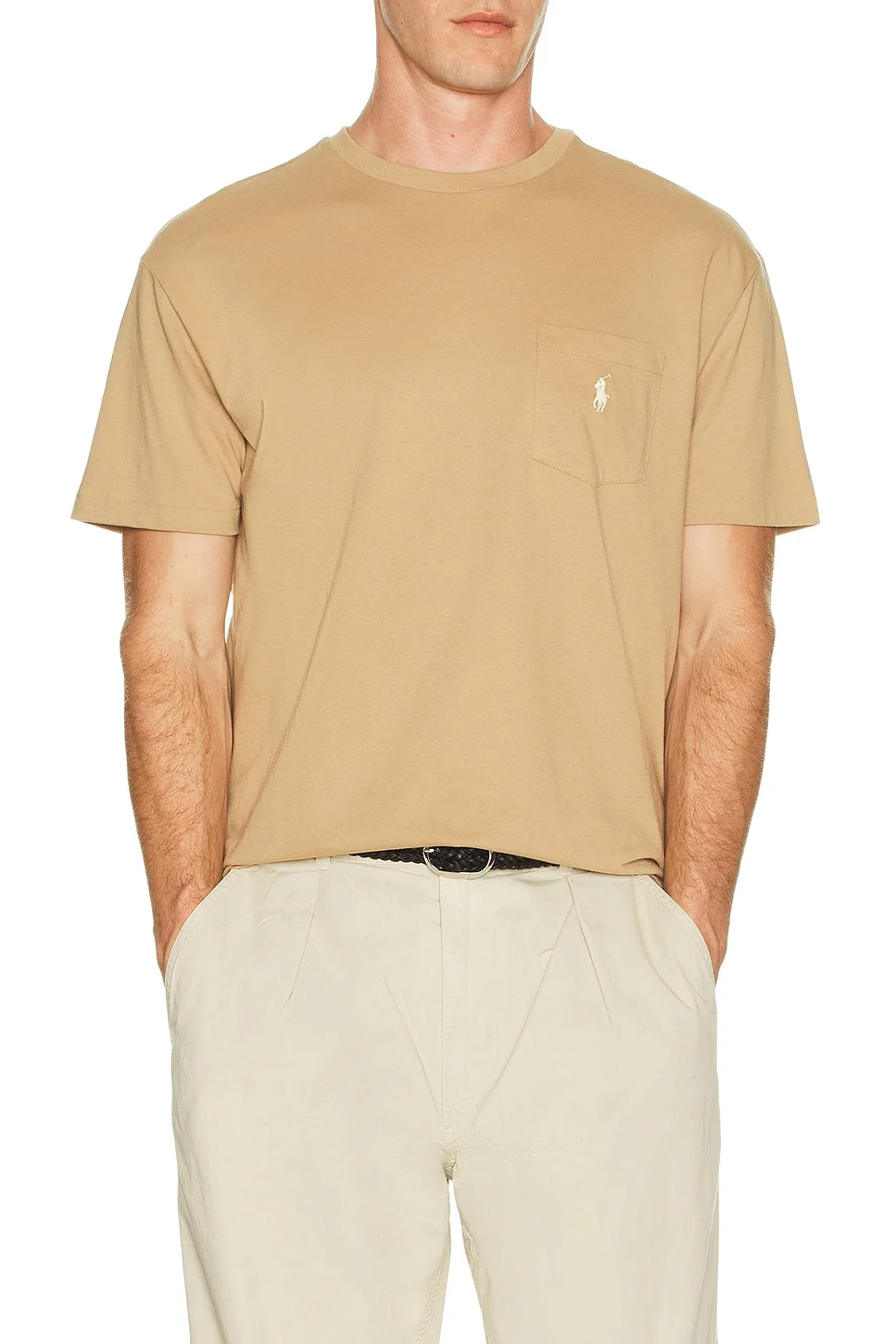 Short Sleeve Crewneck Pocket Tee - 1