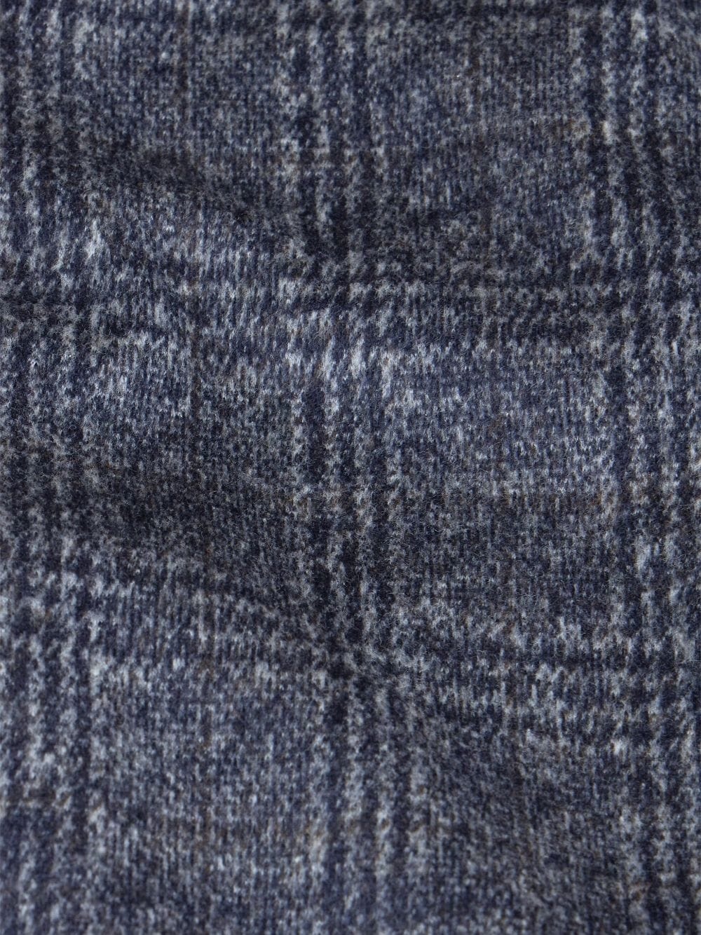 checked single-breasted blazer - 6