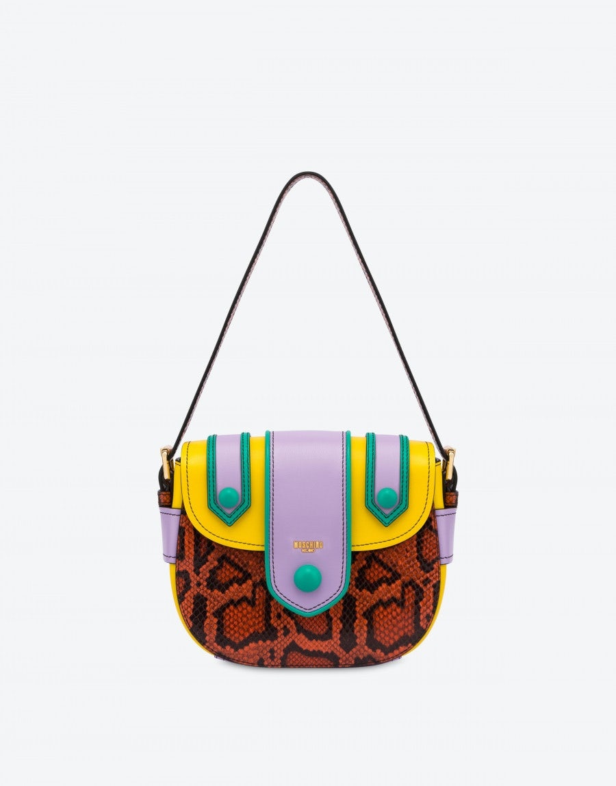 PATCHWORK CALFSKIN HOBO BAG - 1