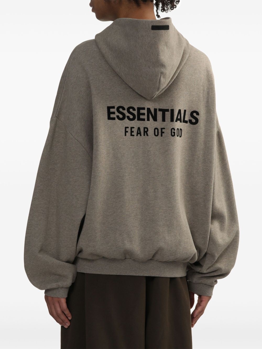 logo-print hoodie - 4