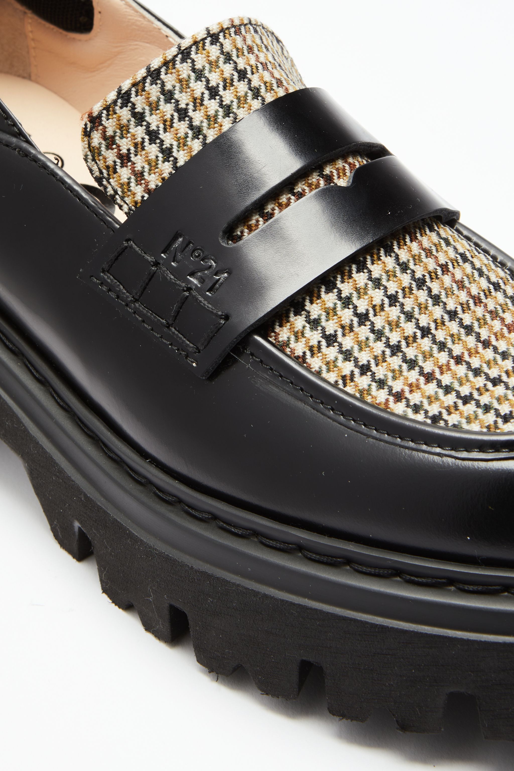 CHECKED LOAFERS - 5