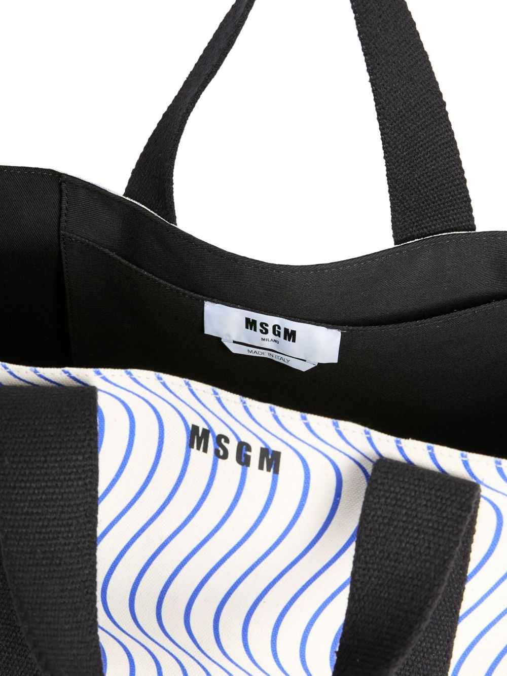 striped tote bag - 5