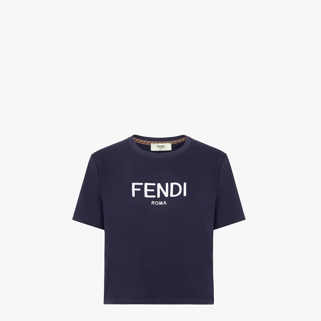 Blue cotton T-shirt - 1