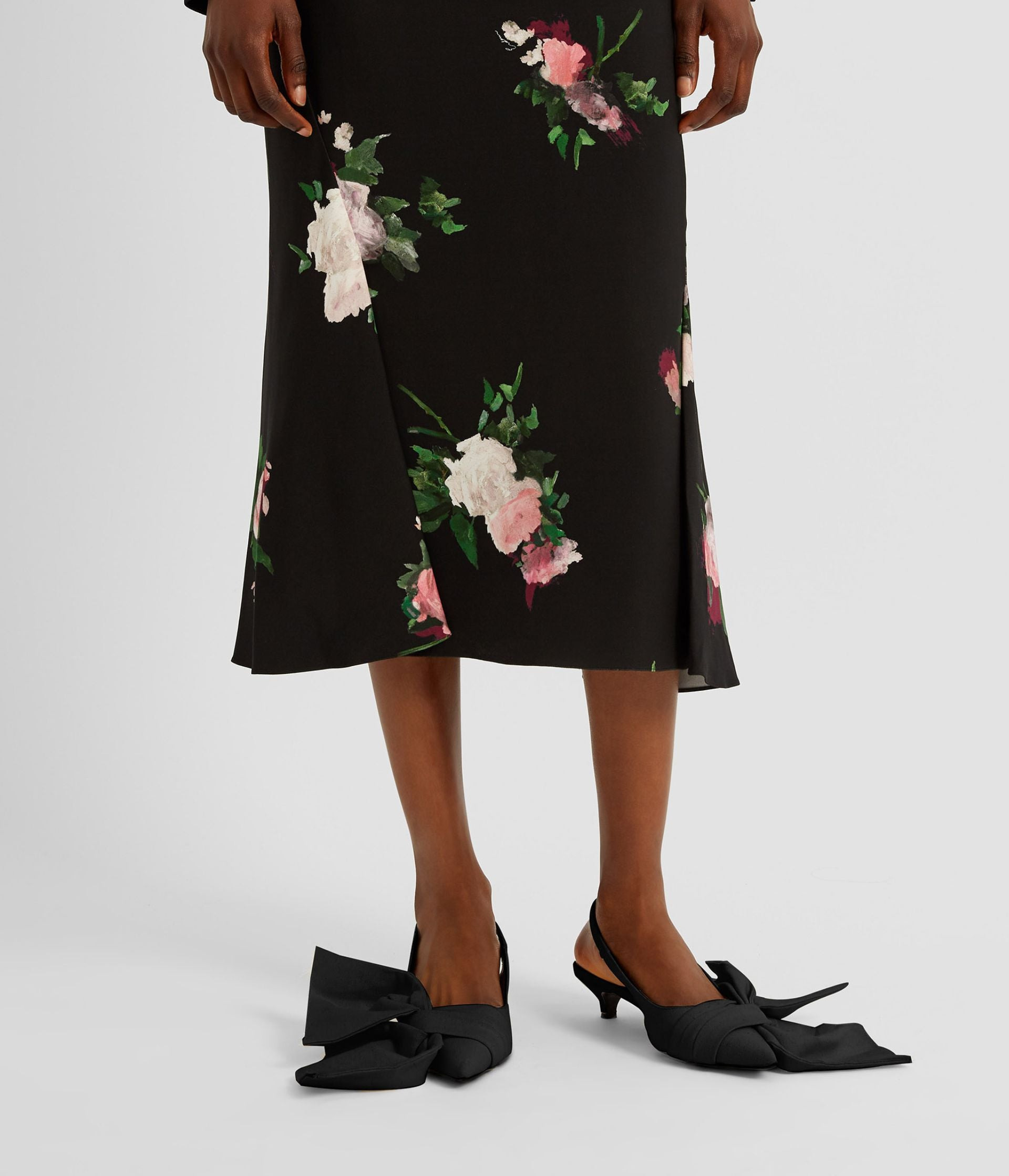 A LINE MIDI SKIRT - 4