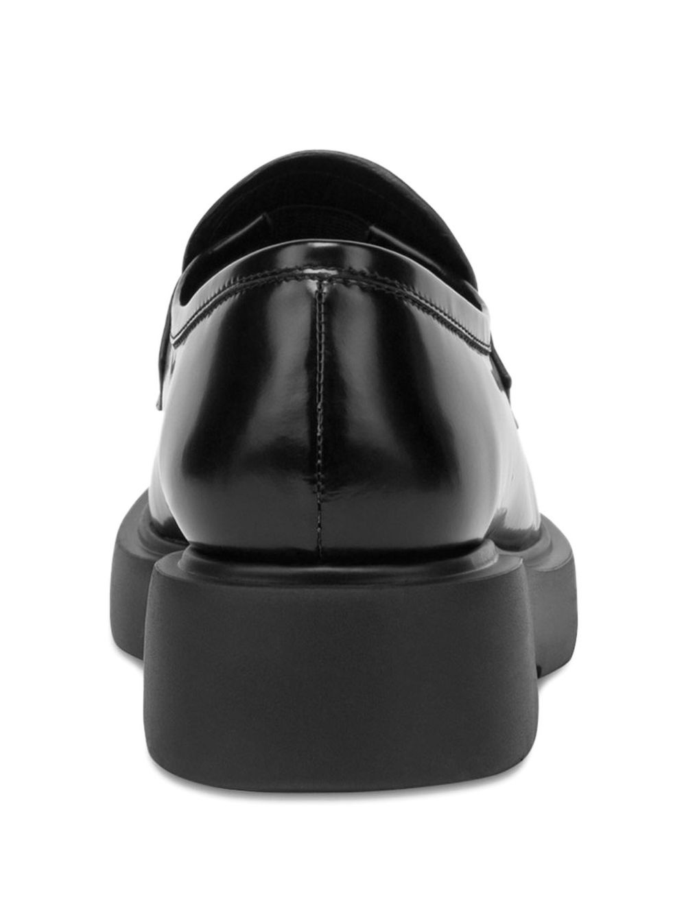 logo-plaque loafers - 3