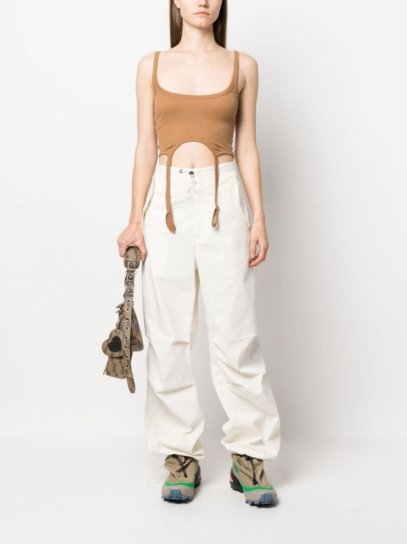 Heron Preston Hooks cropped tank top outlook