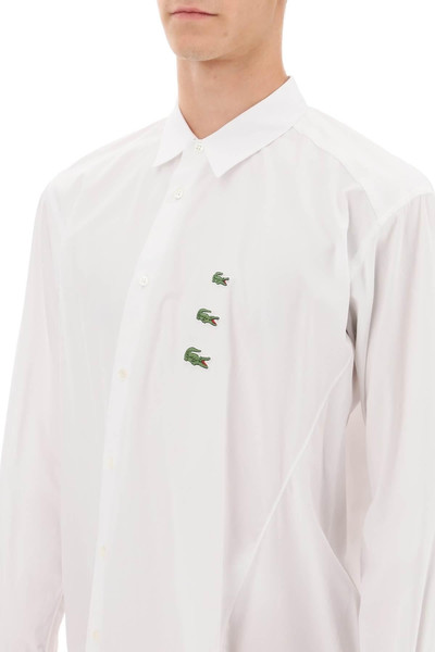 Comme des Garçons SHIRT X LACOSTE BIAS-CUT SHIRT outlook