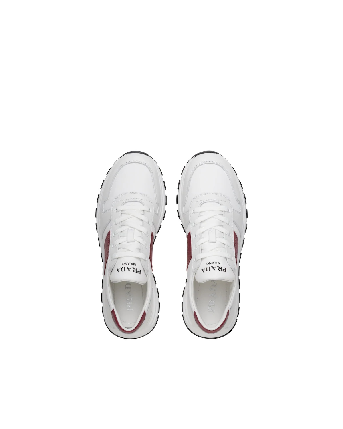 Prax 01 Leather And Technical Fabric Sneakers - 4